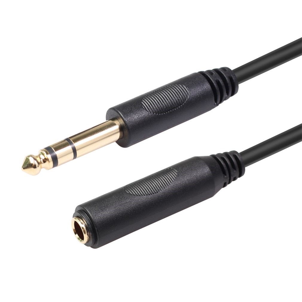 1.8M/3M/4.5M/6M 6.35mm M/F Extension Cable Power Cord Male t-图2