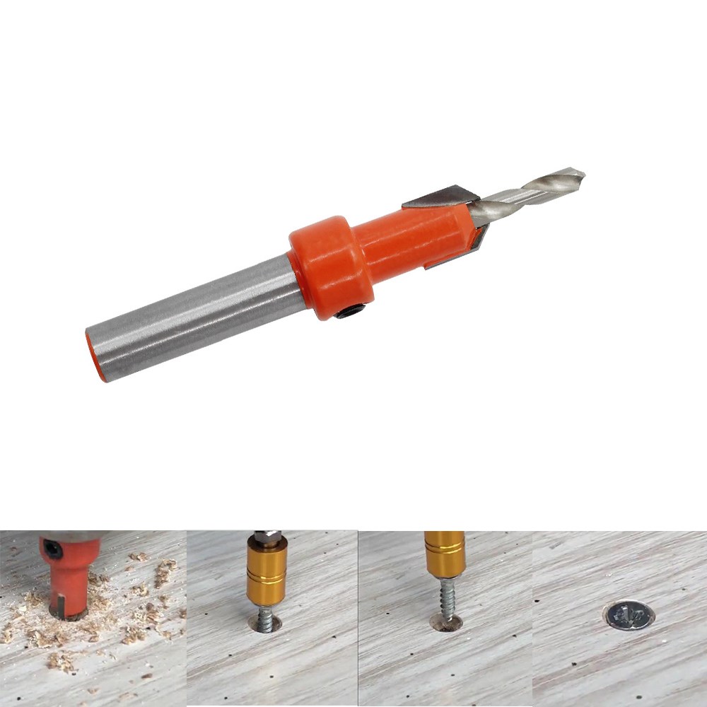 HSS countersink drill bit Drill Bit Screw Tap Deburr Counter-图1