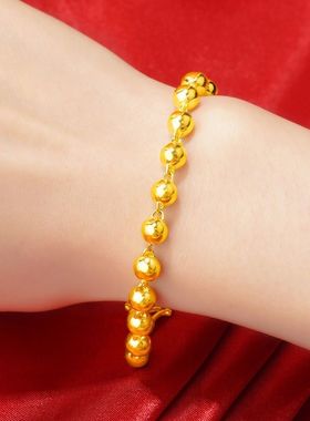 香港正品沙金手链女经典百