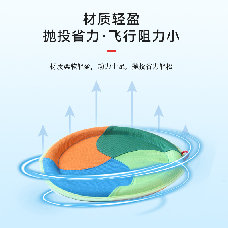 宜特宠物户外布飞盘系列麻布飞镖训练撕咬拔河互动耐咬狗玩具 - 图2