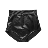 Сбрасывание кожаных шорт -шорт с кожаными шортами с дикими тонкими танцевальными брюками. Горячие брюки
