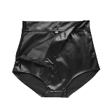 Сбрасывание кожаных шорт -шорт с кожаными шортами с дикими тонкими танцевальными брюками. Горячие брюки