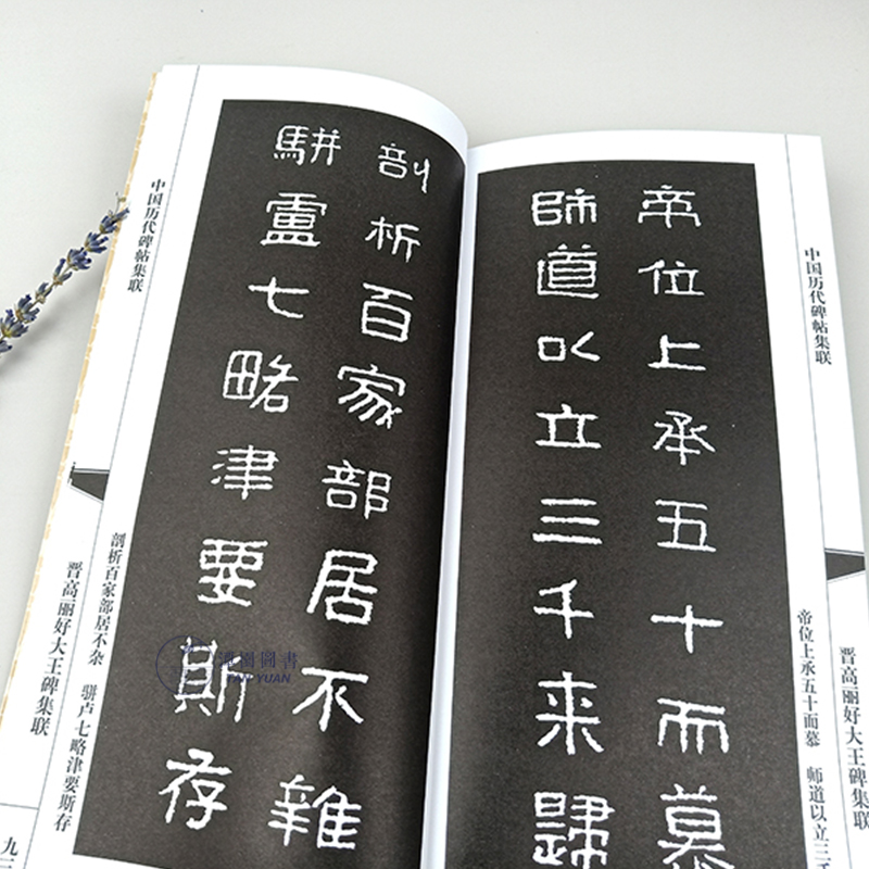 满3包邮晋高丽好大王碑集联中国历代碑帖集联隶书毛笔字帖书法创作考级楹联附注释五言七八言春联雅句毛笔字帖天津人民美术出版-图1