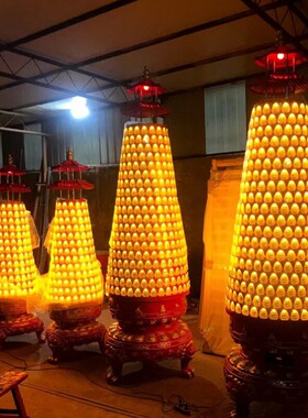 寺庙千佛灯塔定制道观光