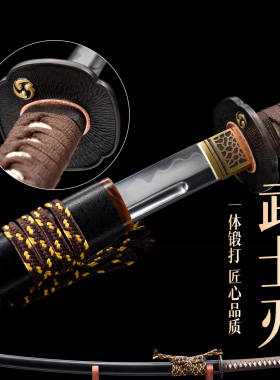 武士刃太刀手工锻打东洋居合防身刀剑日本高锰钢冷兵器收藏未开刃