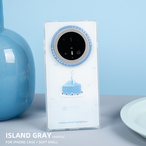 灰岛 钻石蛋糕方形手机壳 双层印花 适用于苹果iPhone17 16 15 14 ProMax 华为Mate70 pura70Pro原创设计 - 图3