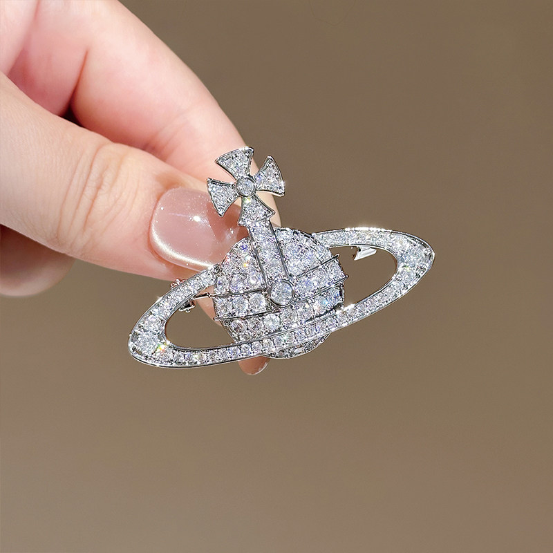 轻奢高级感星球胸针高档女奢华气质大衣别针配饰小众设计精致胸花,淘宝优惠券,粉丝福利购,淘宝优惠卷