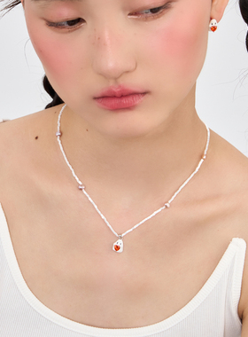 可爱项链MARSEVEN银锁骨链