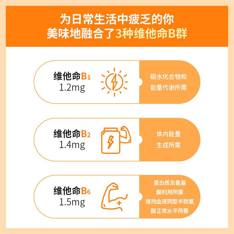 丹麦denps复合维生素b族生物素 denps海外B族维生素