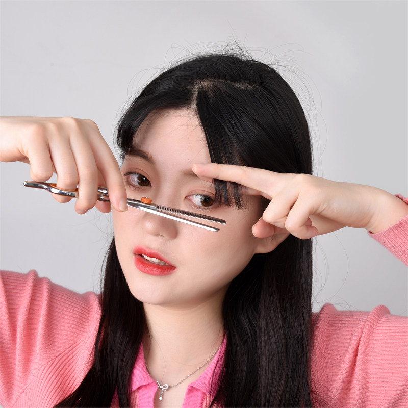 理发剪刀自己剪头发剪短打薄碎发牙剪平刘海神器专业美发家用套装 - 图1
