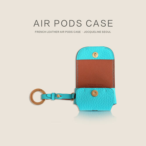 JOCQUELINE 法国进口皮革 全手工 耳机包Air Pods pro/pro3 - 图2