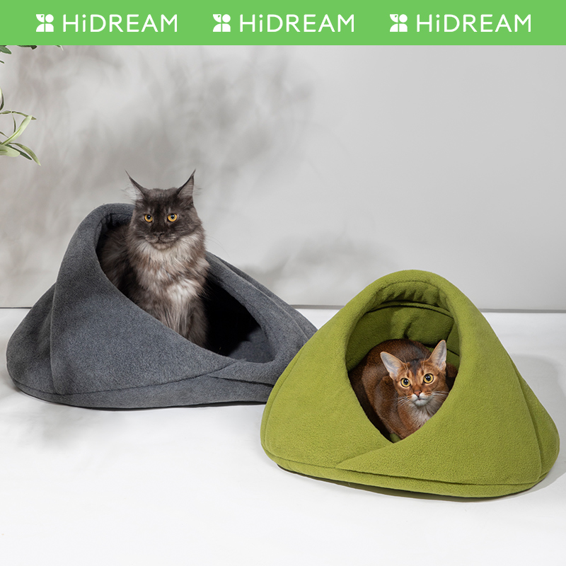 HiDREAM猫窝冬季保暖半封闭猫屋幼猫猫舍猫床小体狗狗窝猫咪用品 - 图3