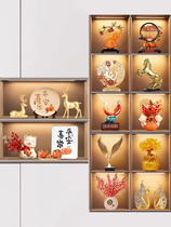 New House Wine Cabinet Decorations Swing home Living room Xuanguan Dining Side TV Cabinet Handicraft Qiao relocating for a new residence