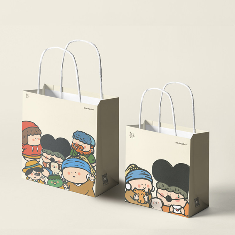 大美术馆 礼品手提袋（仅随商品购买）节日生日礼物环保纸袋子,淘宝优惠券,粉丝福利购,淘宝优惠卷