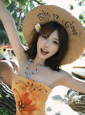 海边氛围感蓝色海星项链