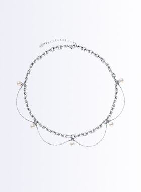 浮游生物双层缠绕设计项链