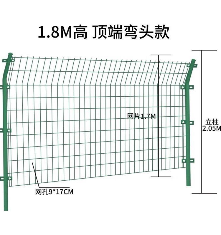 铁丝网围栏高速公路隔离网双边丝护栏网框架防护网养殖网钢丝围栏