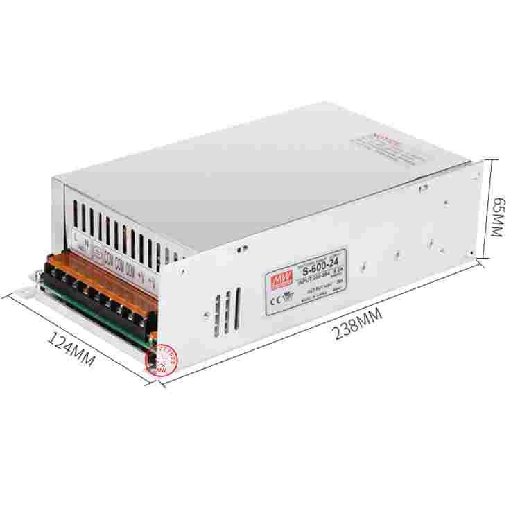 明纬SE/S-600W-24开关电源12V15V36V48V60V70V110V大功率LED直流 - 图1