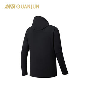 安踏冠军全天候系列 轻暖绒针织外套男士加绒通勤运动服152540716