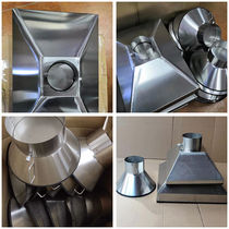 Custom Workshop Soldering Smoke Exhaust Hood Industrial Stainless Steel Welding Dust Suction Hood Ventilation Equipment Universal Bamboo Festival)