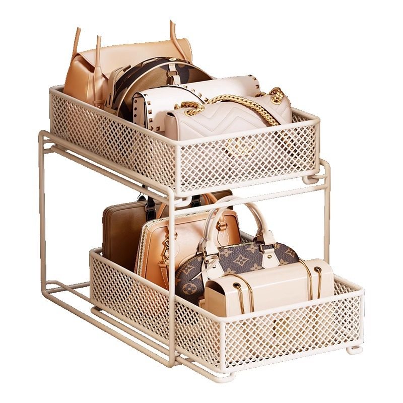 衣柜内可抽拉包包收纳分隔板的置物架存放盒抽屉架放置展示柜挂袋,淘宝优惠券,粉丝福利购,淘宝优惠卷