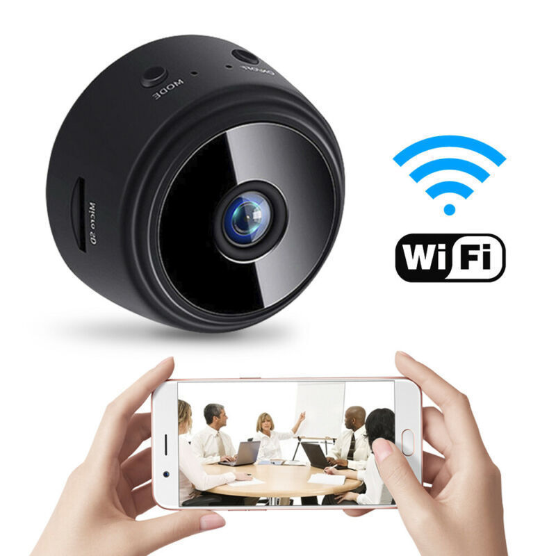 Surveillance camera wireless smart wide angle HD