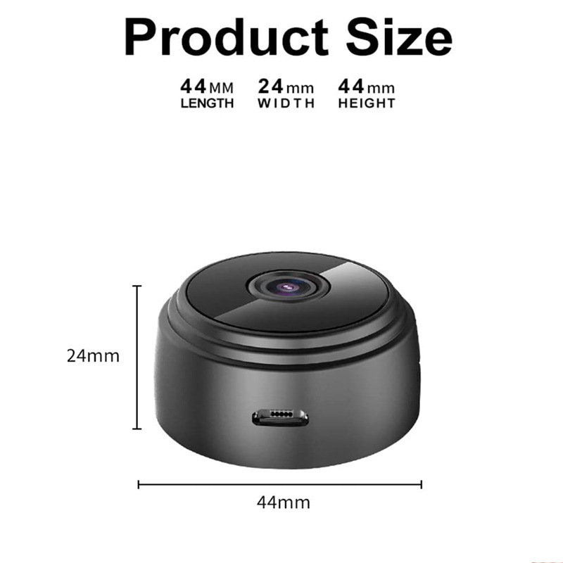 Surveillance camera wireless smart wide angle HD