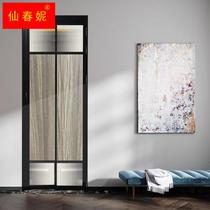 Extremely narrow frame pd door toilet kitchen trip flap door push-pull flat open integrated door frame pt barclay door ultra white glass