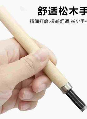 手工木工雕刻刀 学生美术橡皮章雕刻刀 12pc松木锰钢木刻雕刻套装