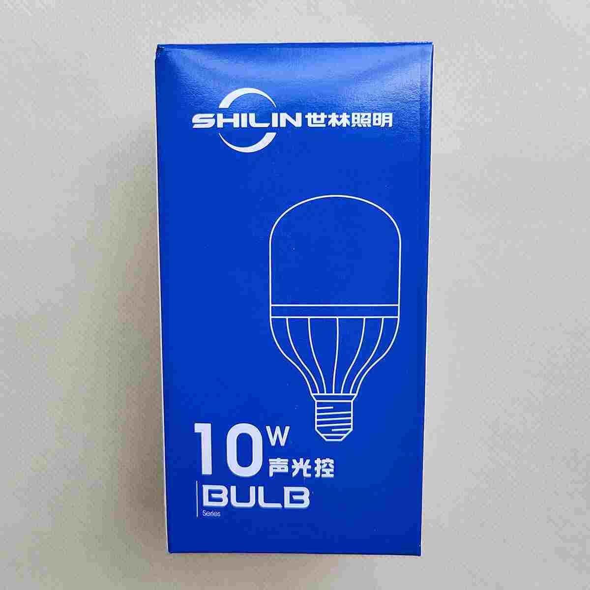 世林照明LED 6W声光控球泡E27螺口白光10w节能家用楼道走廊过道,淘宝优惠券,粉丝福利购,淘宝优惠卷