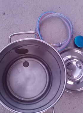 纸箱包装机械设备配件耗材 不锈钢胶桶半自动粘箱机专用胶桶一套