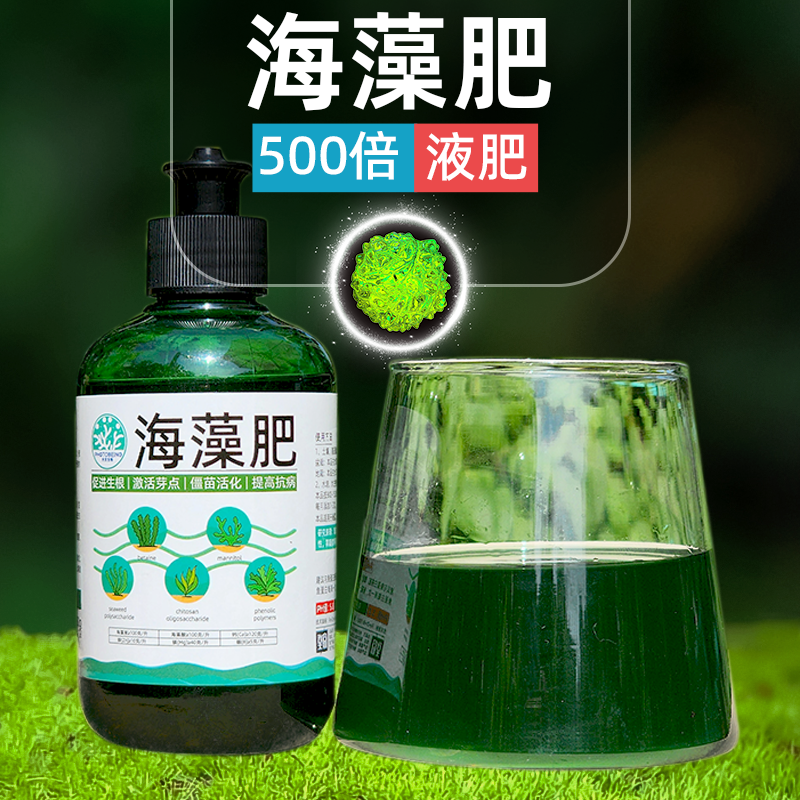 海藻肥花肥有机肥海藻酸蓝莓多肉通用肥料海藻精活力素植物营养液,淘宝优惠券,粉丝福利购,淘宝优惠卷