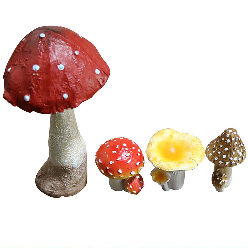 户外庭院景观装饰品花园盆栽盆景装饰仿真蘑菇微景观草坪摆件,淘宝优惠券,粉丝福利购,淘宝优惠卷