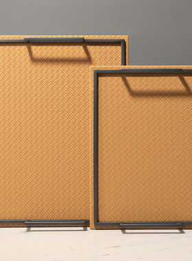 长方形茶几样板间梳妆台收纳托盘