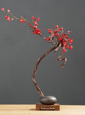 中式腊梅花套装仿真花