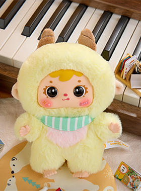 小红书同款三小毛小动物萌友会毛绒盲盒女生包包装饰品挂件