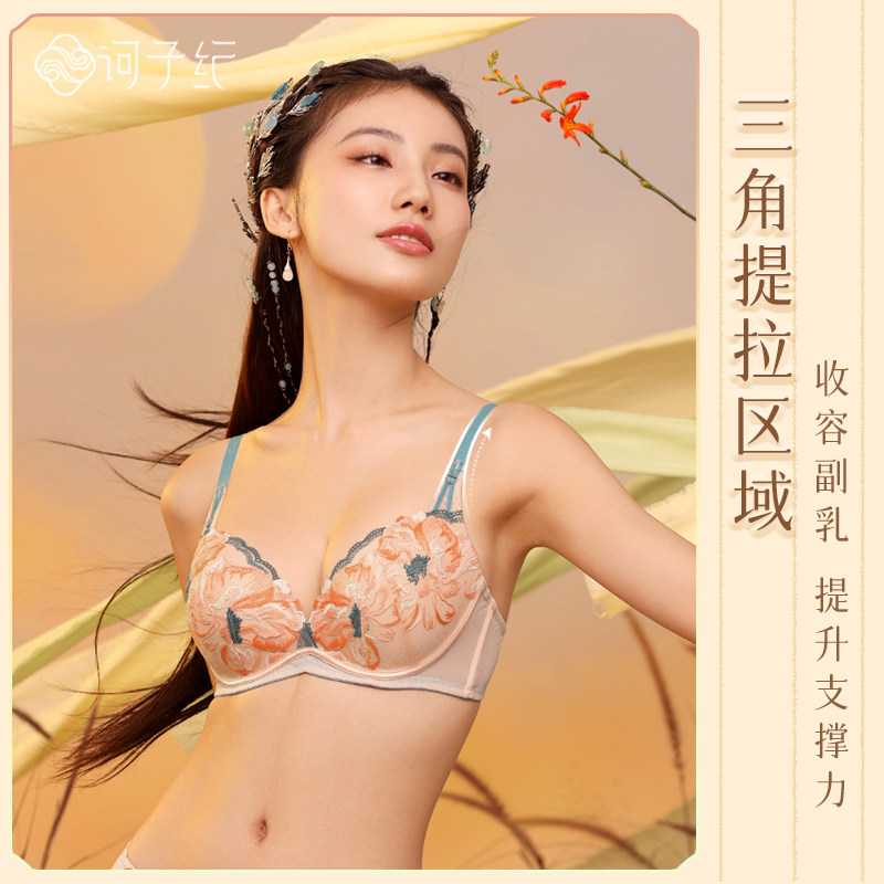 诃子纪女聚拢无钢圈显大收副乳内衣 诃子纪文胸