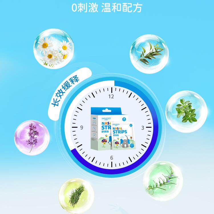 贝诺宁通鼻贴儿童宝宝通气鼻贴孕妇鼻痒鼻舒贴精油婴儿通气神器