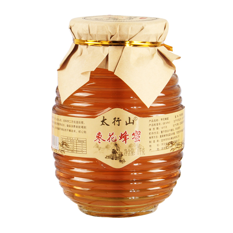 农家自产枣花蜂蜜纯正天然土蜂蜜t太行山蜂蜜瓶装1000g - 图3