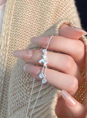 流苏钱币马上有钱项链女生肖马本命年礼物复古小众百搭高级感饰品