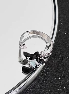 V字幸运星戒指女中性潮流街头星