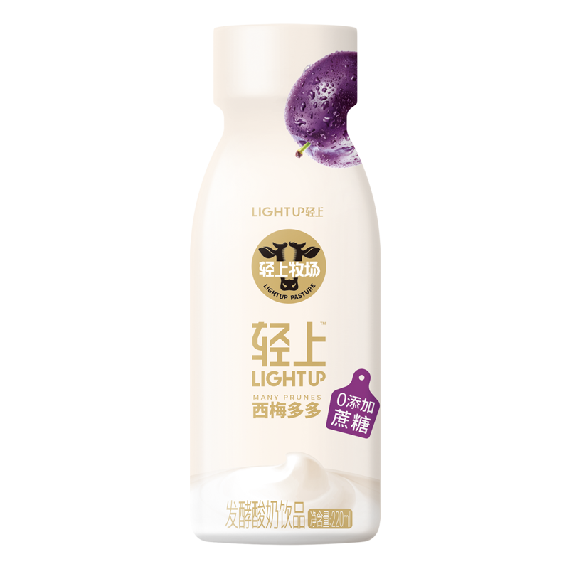 椰泰轻上口口西梅酸奶220ml*10瓶