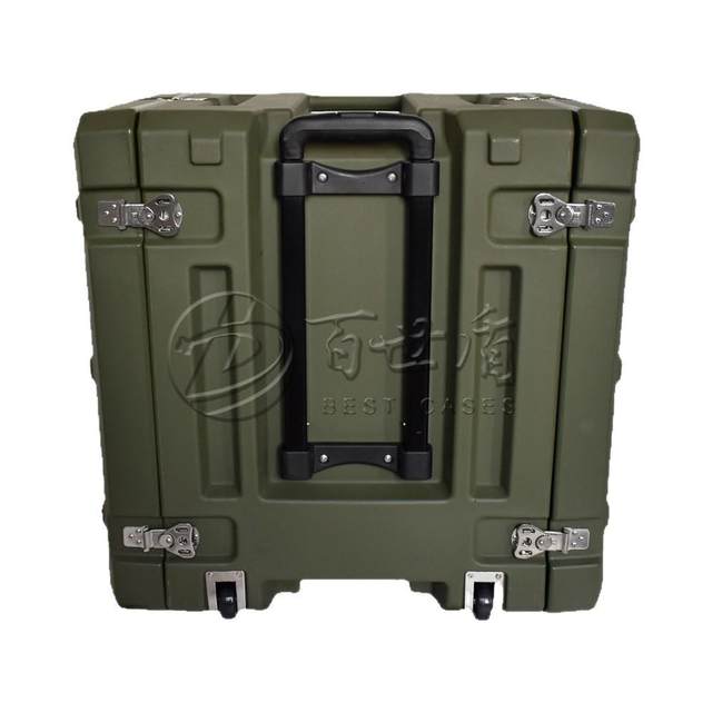 Best Shield 8U simple rack box audio and video equipment mobile cabinet protective box rotomolded flight box outdoor suitable