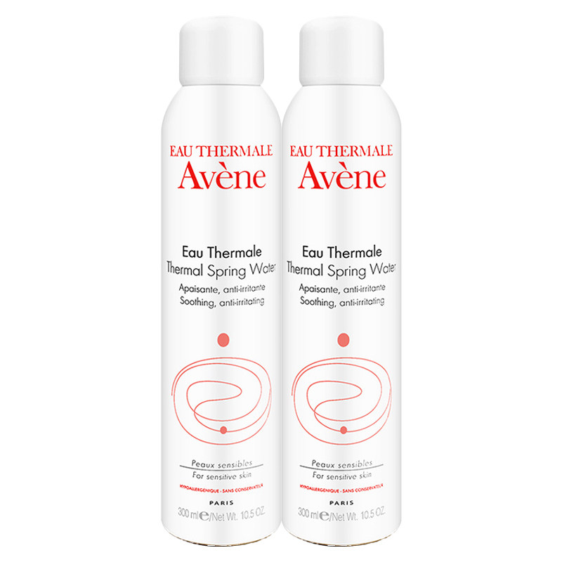 2瓶avene /雅漾活泉补水爽肤水 vantage海外爽肤水