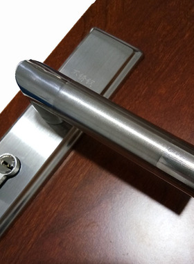 不锈钢门锁155mm孔距 换锁配锁大小50锁体芯房间门压把锁实木门锁