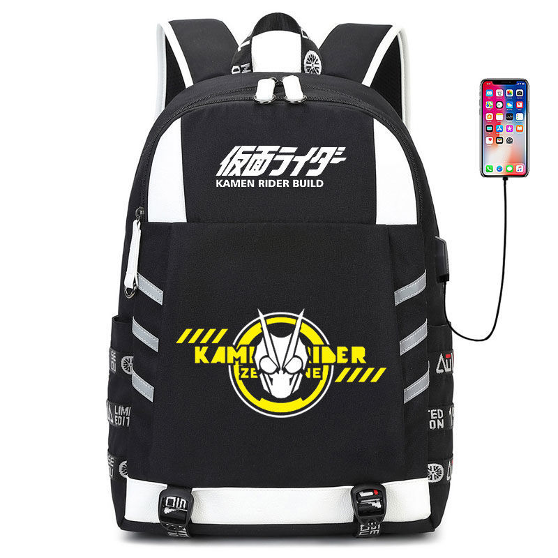 2024假面骑士双肩背包BUILD老实人初高中学生书包时王20周年嘻哈 - 图3