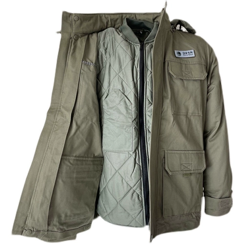 Хлопковый пуховик для работы, хлопковая куртка, увеличенная толщина