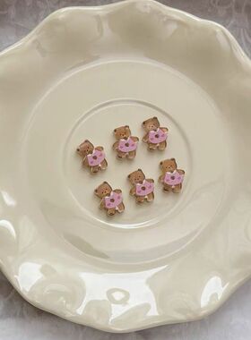 卡通小熊纽扣儿童装饰毛衣手工开衫DIY饰品配件可爱衬衫扣子高级