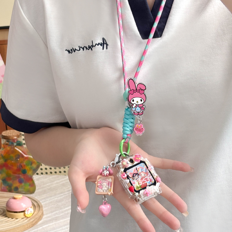 发光调节挂绳适用小天才电话手表Z10挂脖绳Z6pro/Z8/Z9少年版Z7儿童Q1A/D2/D3表带Q1R套q1c保护壳Q2A通用 - 图3