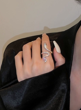 个性欧美动物潮精致设计感戒指高